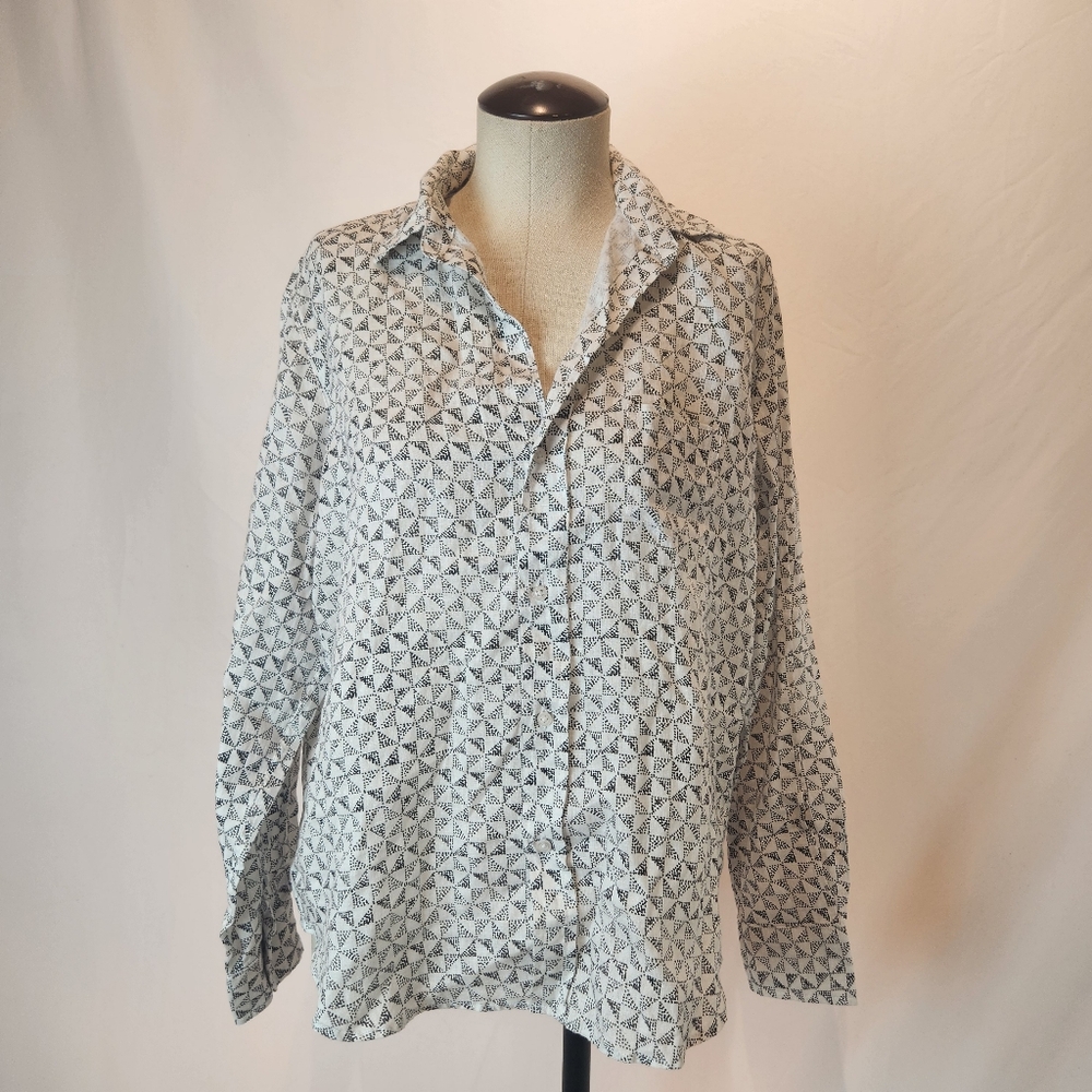 Frank & Eileen LINEN 'Eileen'' top